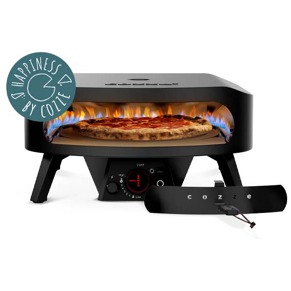 Cozze 17" pizzaoven Classic Rotate Zwart