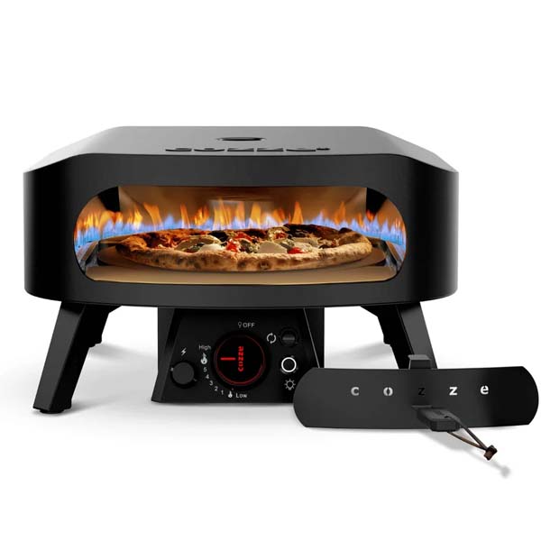 Cozze 13" pizzaoven Classic Rotate Zwart
